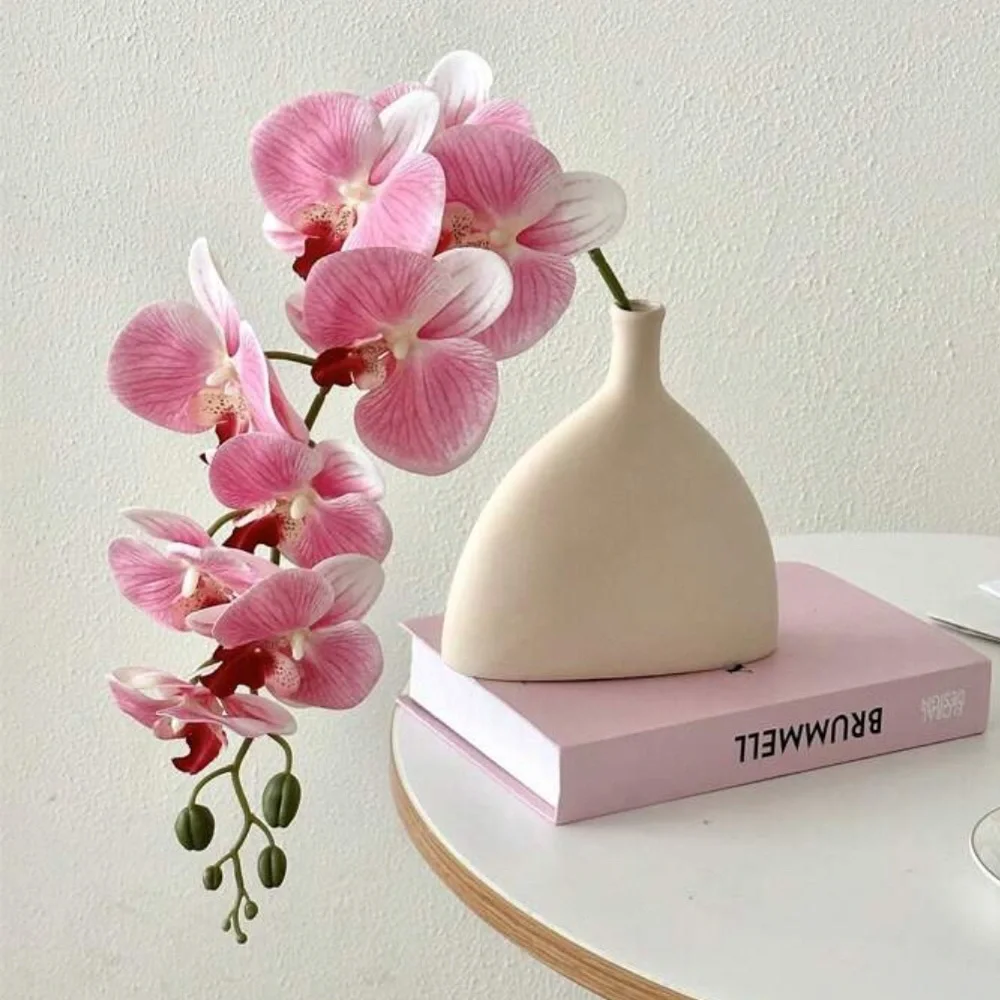 Faux flower pink home decor flower only